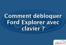 Comment débloquer Ford Explorer avec clavier ?