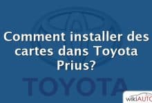 Comment installer des cartes dans Toyota Prius?