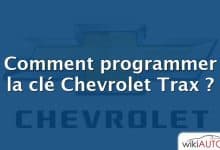 Comment programmer la clé Chevrolet Trax ?