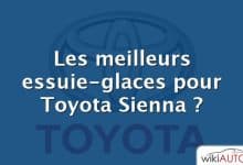 Les meilleurs essuie-glaces pour Toyota Sienna ?